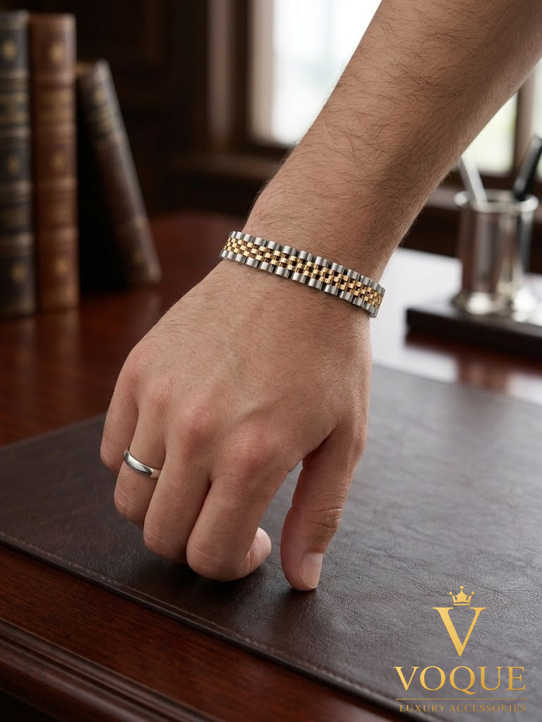 VOQUE Luxe Premium Bakla Tasarım Paslanmaz Çelik Bileklik