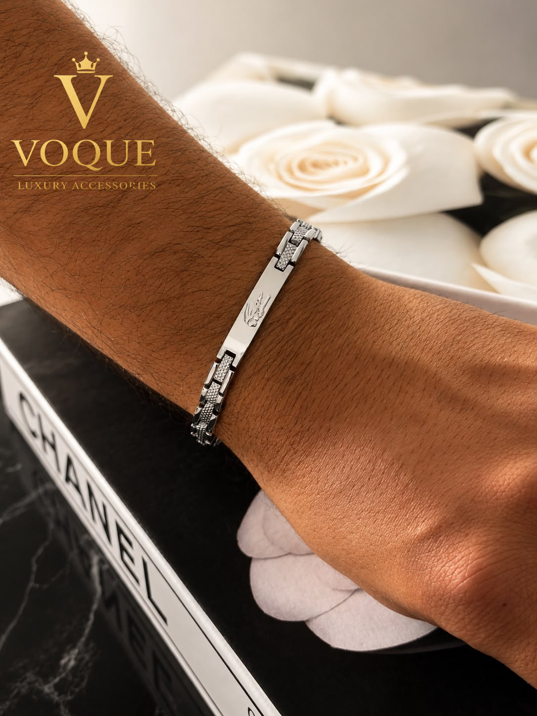 VOQUE Trinity Luxe Çelik Bileklik