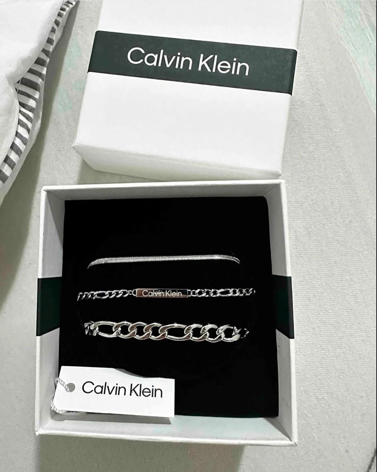 CK Silver Chain Set 3’lü