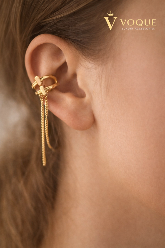 VOQUE Luna Chain Ear Cuff