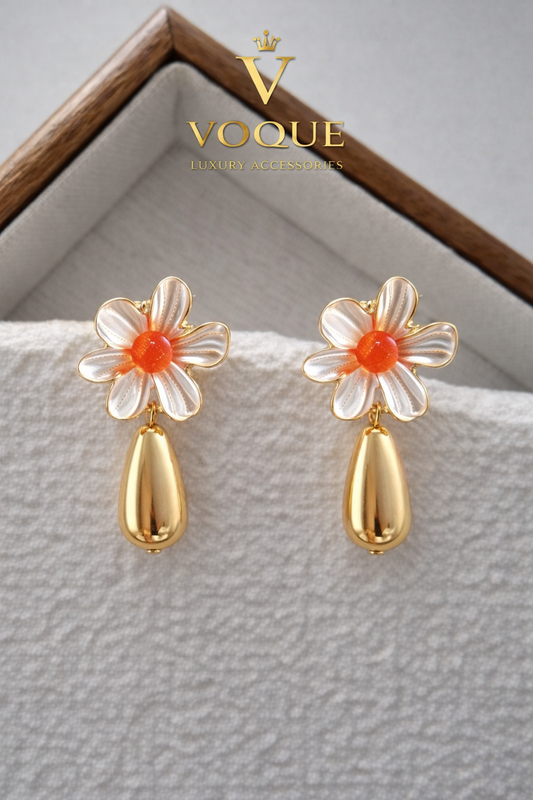 VOQUE Ivory Bloom Küpe