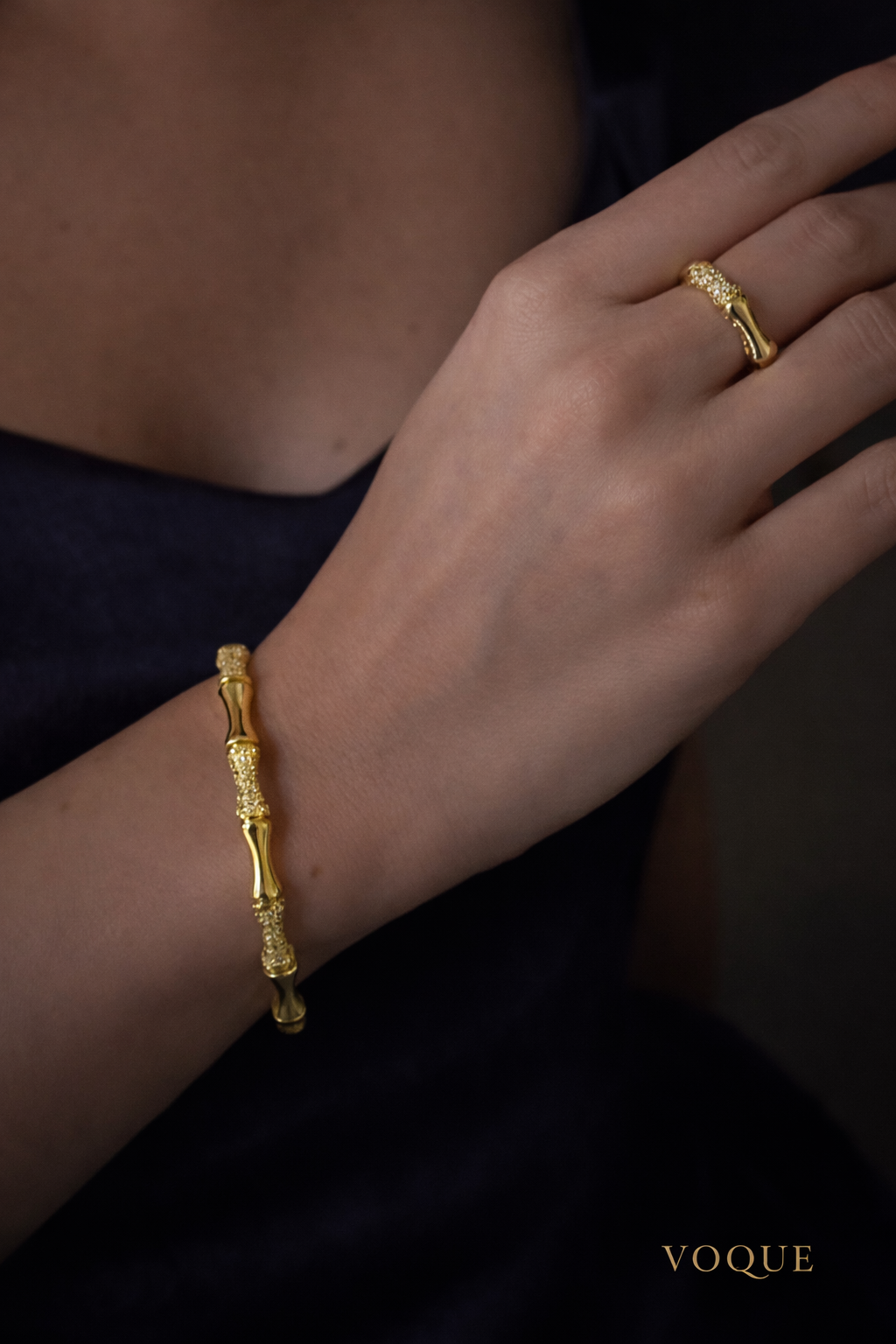 VOQUE Sculpt Gold Set
