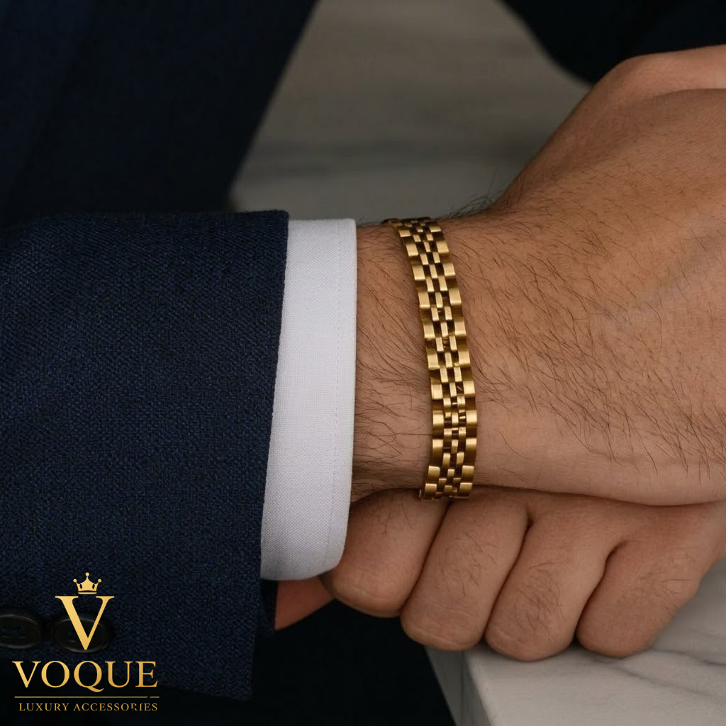 VOQUE Luxe Premium Bakla Tasarım Paslanmaz Çelik Bileklik