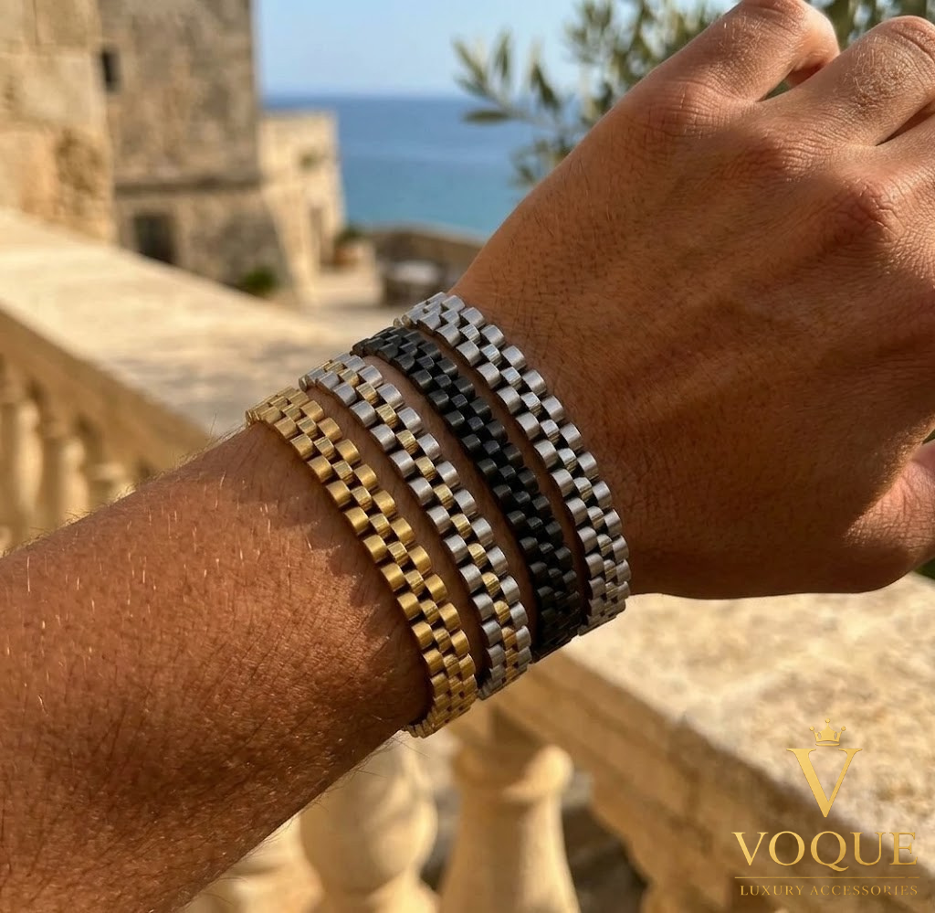 VOQUE Luxe Premium Bakla Tasarım Paslanmaz Çelik Bileklik