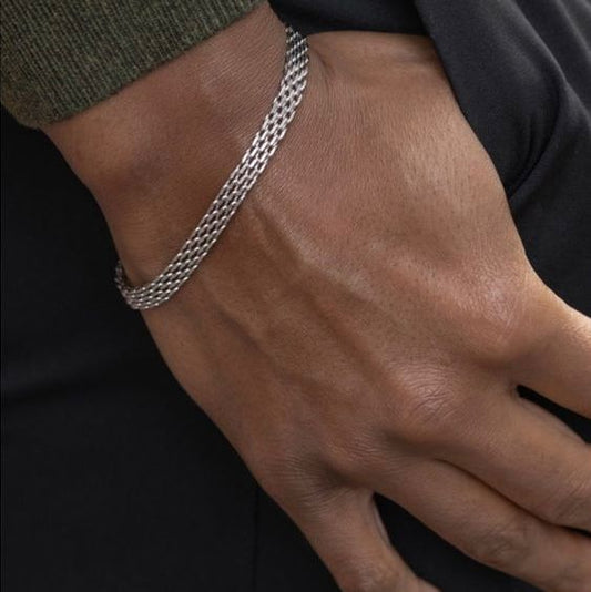 VOQUE Silver Rope Bileklik
