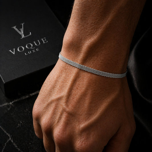 VOQUE Silver Rope Bileklik