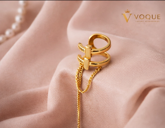 VOQUE Luna Chain Ear Cuff