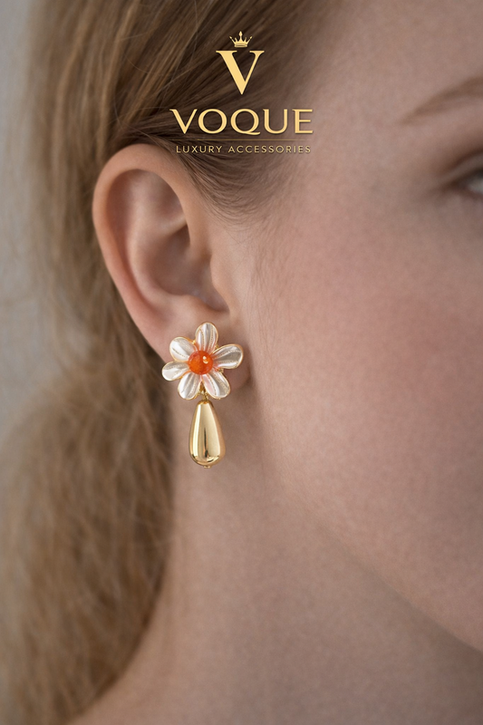 VOQUE Ivory Bloom Küpe