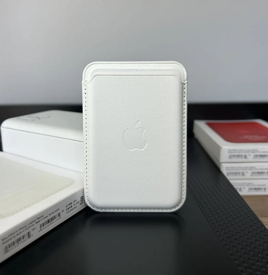 VOQUE MagSafe Premium Deri Kartlık - Beyaz