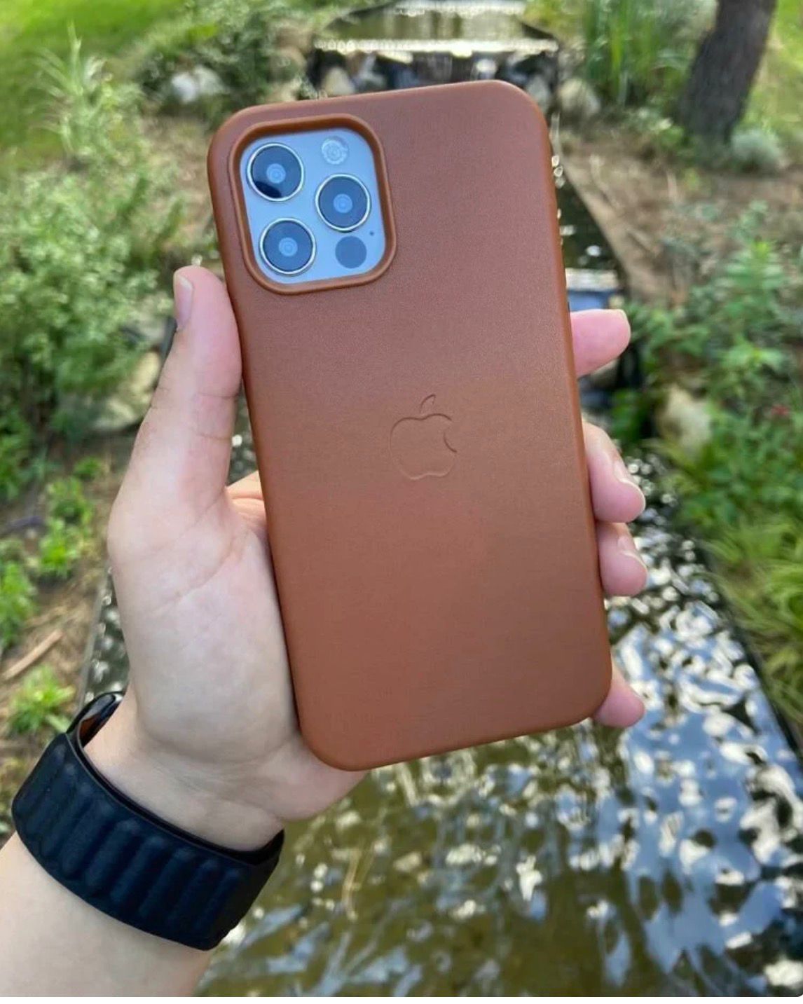 İphone  MagSafe Özellikli Deri Kılıf