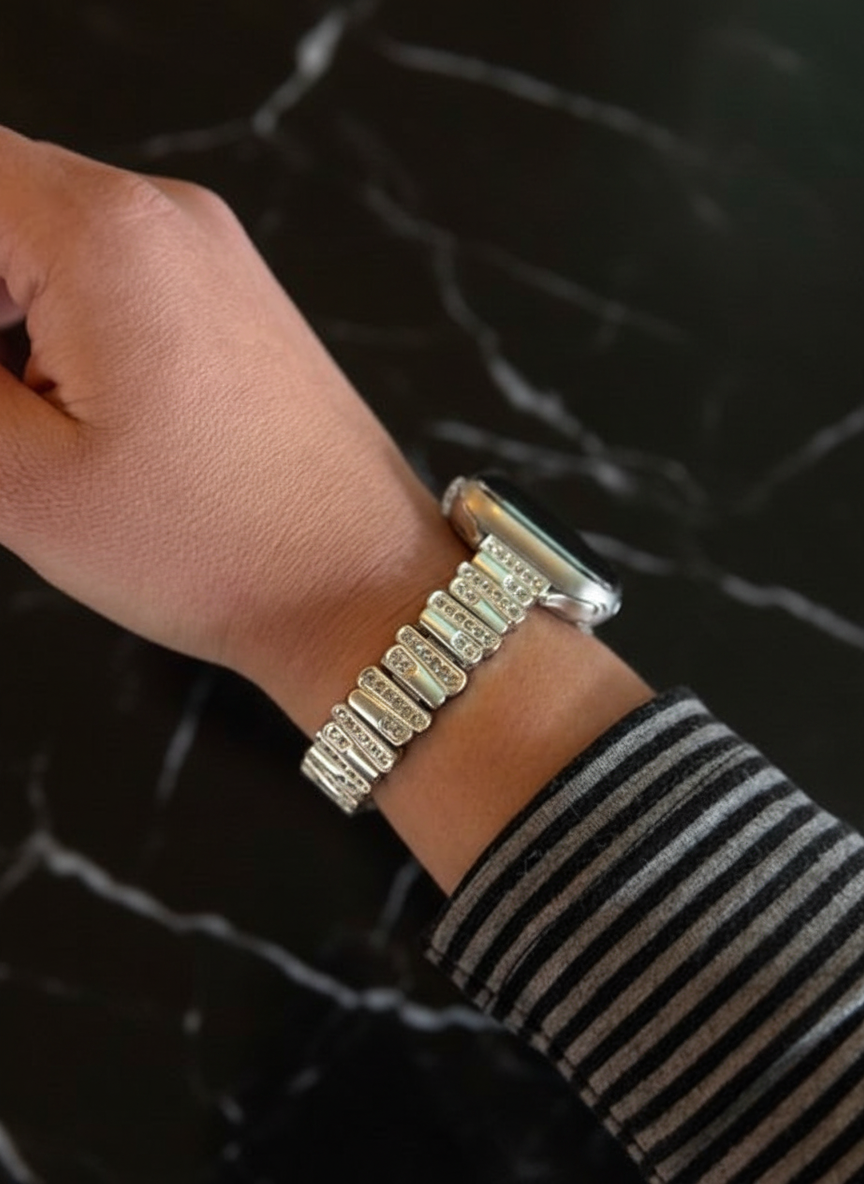 Aura Taşlı Apple Watch Kordonu