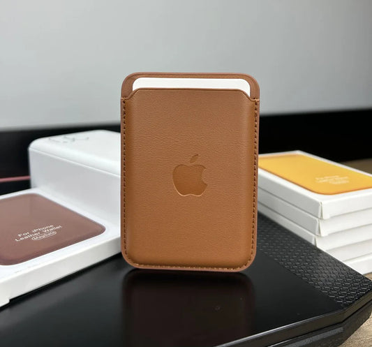 VOQUE MagSafe Premium Deri Kartlık - Kahverengi