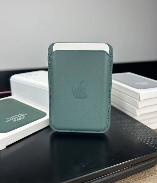 VOQUE MagSafe Premium Deri Kartlık -Petrol Mavisi
