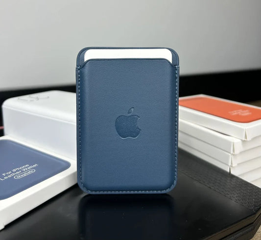 VOQUE MagSafe Premium Deri Kartlık - Lacivert