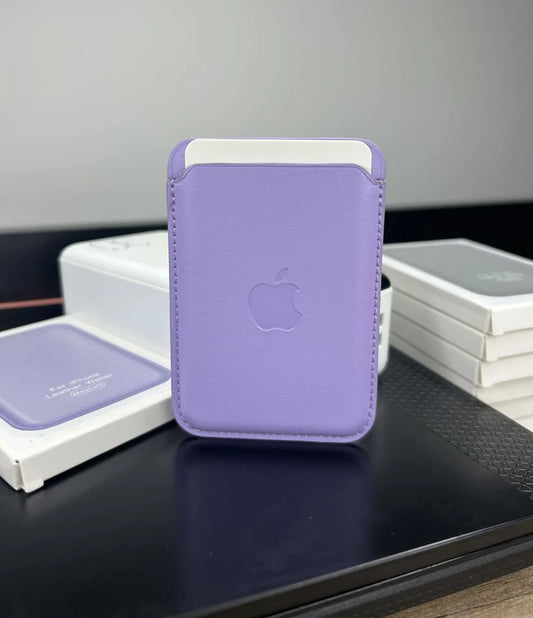 VOQUE MagSafe Premium Deri Kartlık -Lila