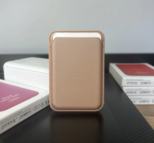 VOQUE MagSafe Premium Deri Kartlık -Bej