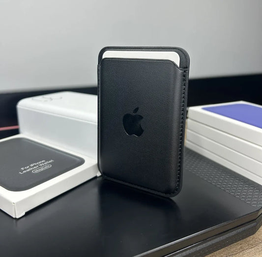 VOQUE MagSafe Premium Deri Kartlık - Siyah